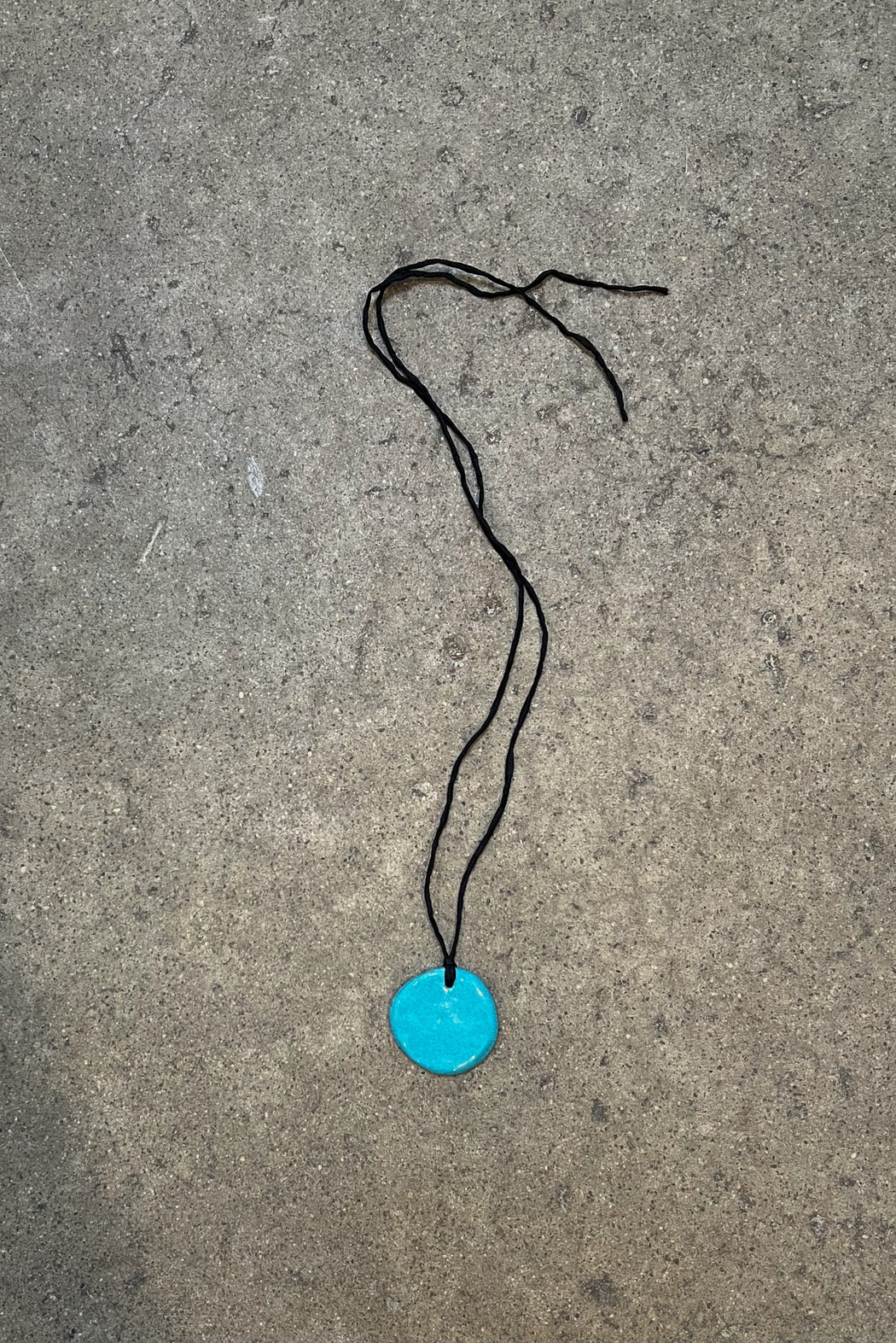 Brea Porcelain Pendant Necklace | Turquoise