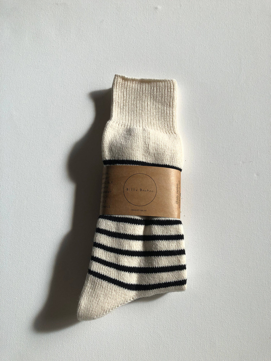 STRIPE HIGH SOCKS | Black Stripe