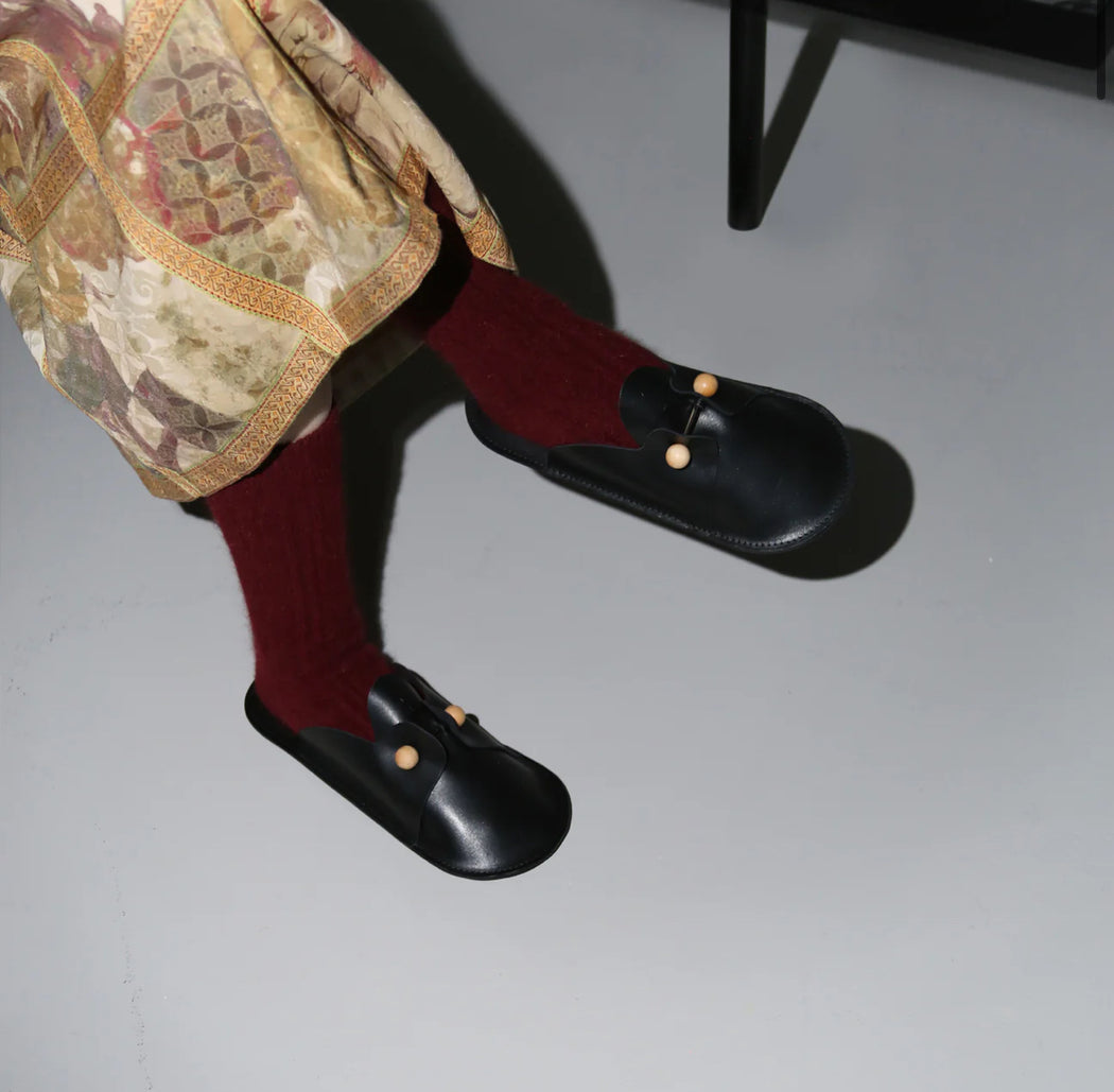 Dotlinesurace | Room Shoe Birdy | Black | Hazel & Rose | Minneapolis
