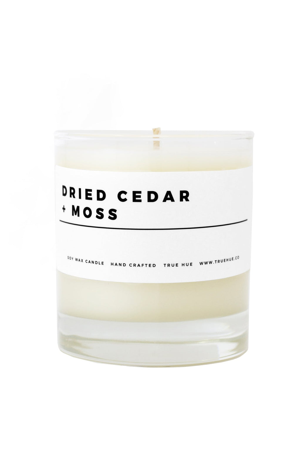 True Hue | Dried Cedar + Moss Candle | Hazel & Rose | Minneapolis