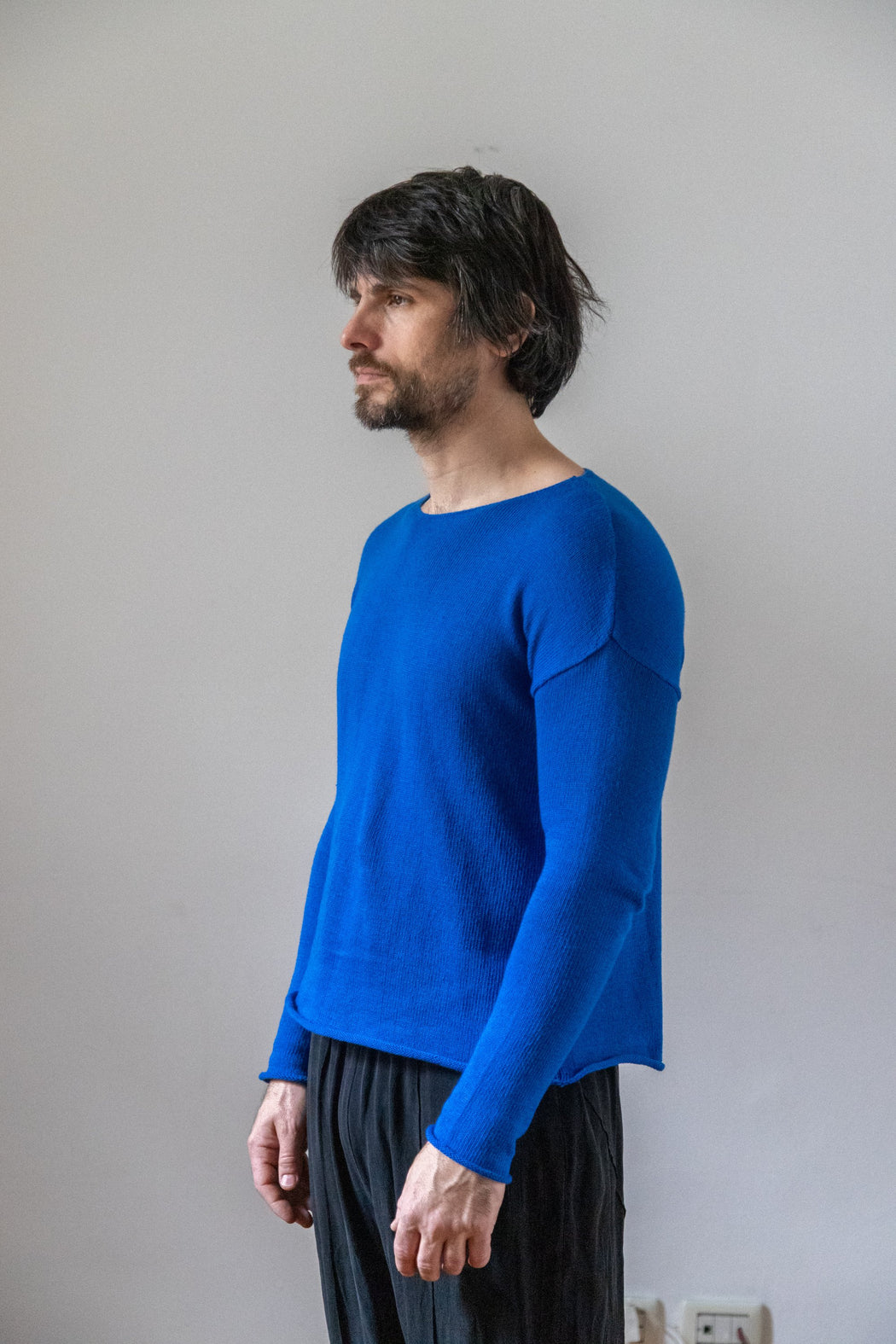 UNISEX LONG-SLEEVE T-SHIRT | BRIGHT BLUE