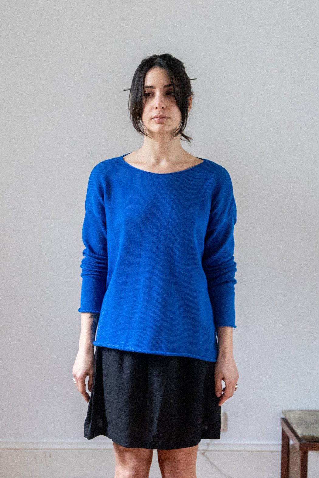 UNISEX LONG-SLEEVE T-SHIRT | BRIGHT BLUE