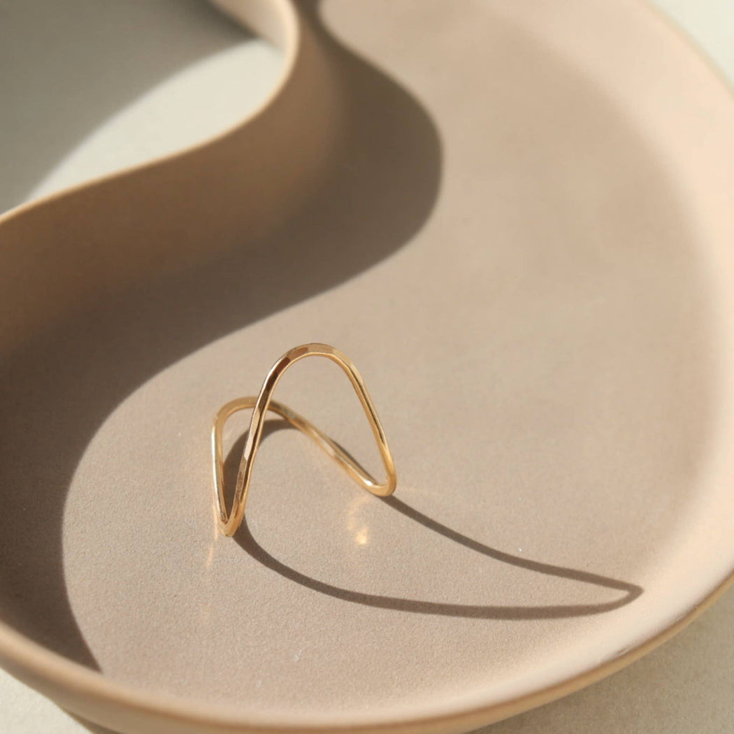 Rising Tide Ring | Sterling Silver or 14kt Gold Fill