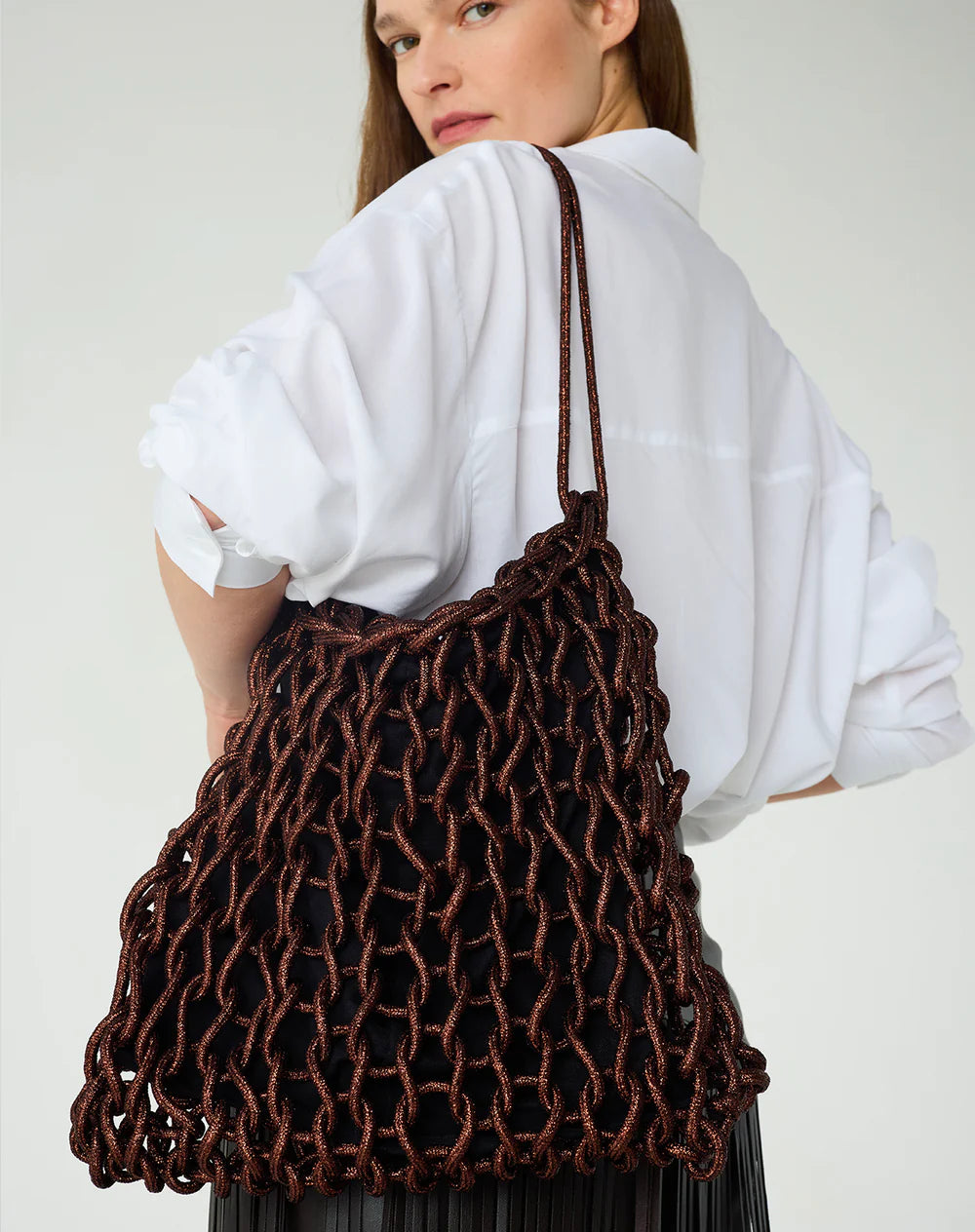Sara | Bronze Lurex