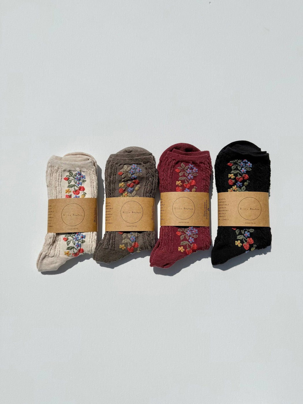 WILD STRAWBERRY SOCKS | Dark Chocolate