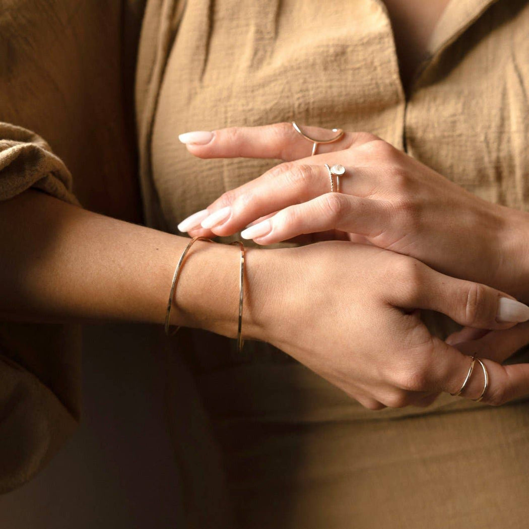 Sundari Cuff | 14k Gold Fill or Sterling Silver