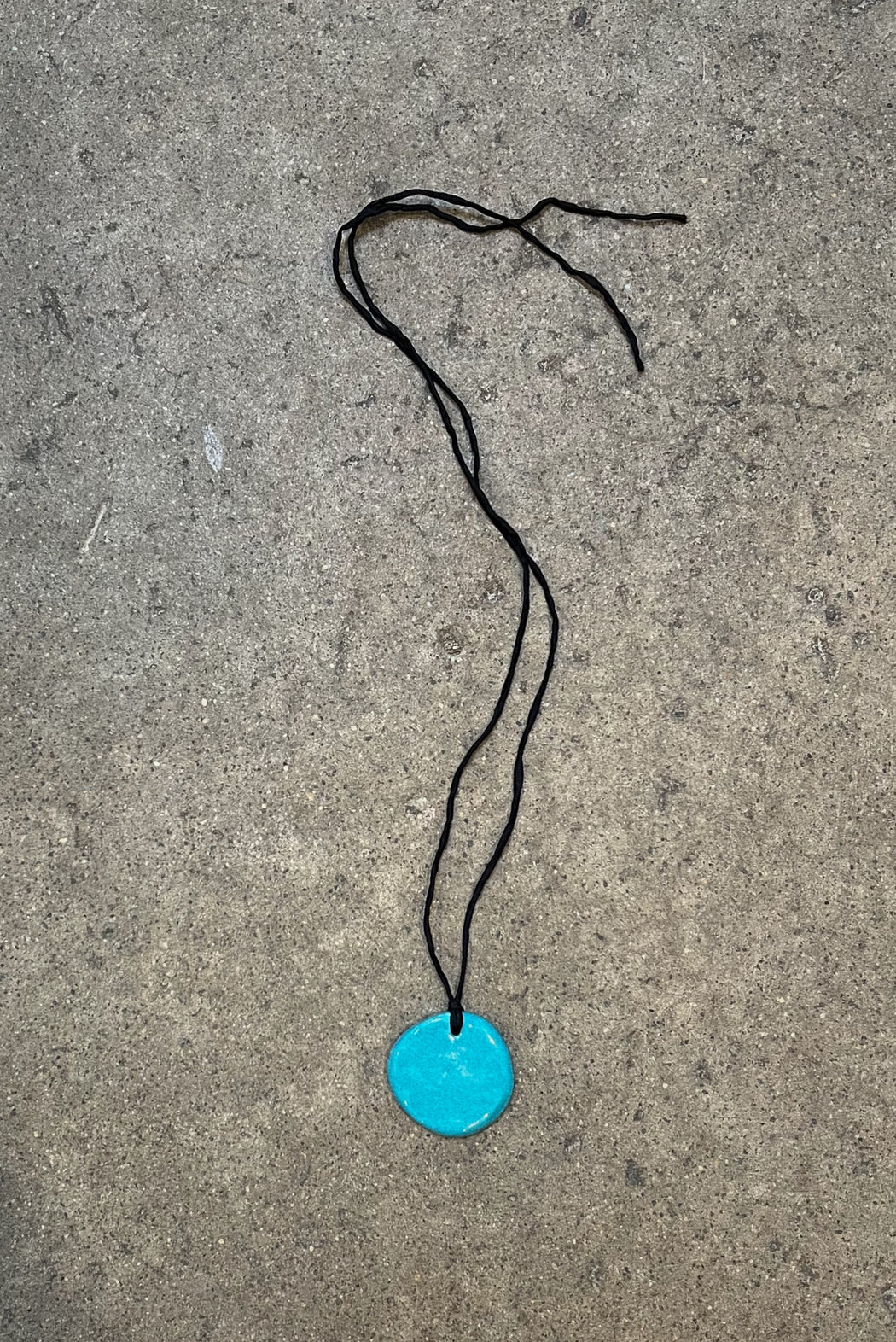 Brea Porcelain Pendant Necklace | Turquoise