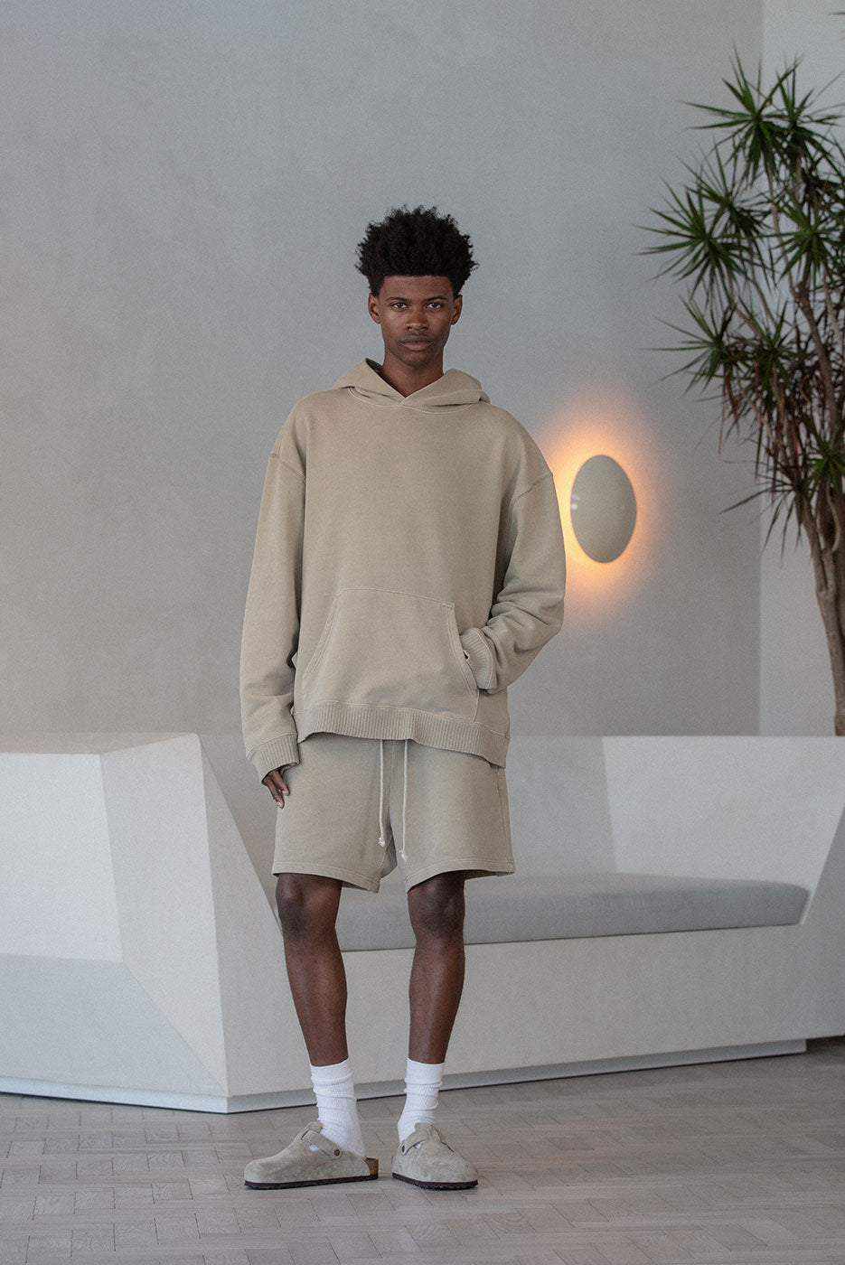Core Sweatshort | Vintage Gravel
