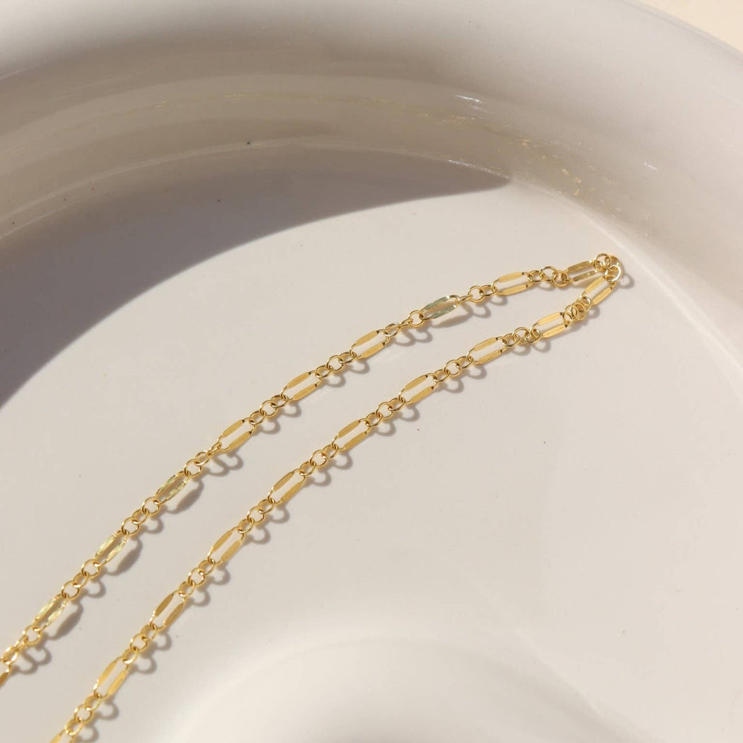 Sylvie Chain Bracelet | 14k Gold Fill or Sterling Silver