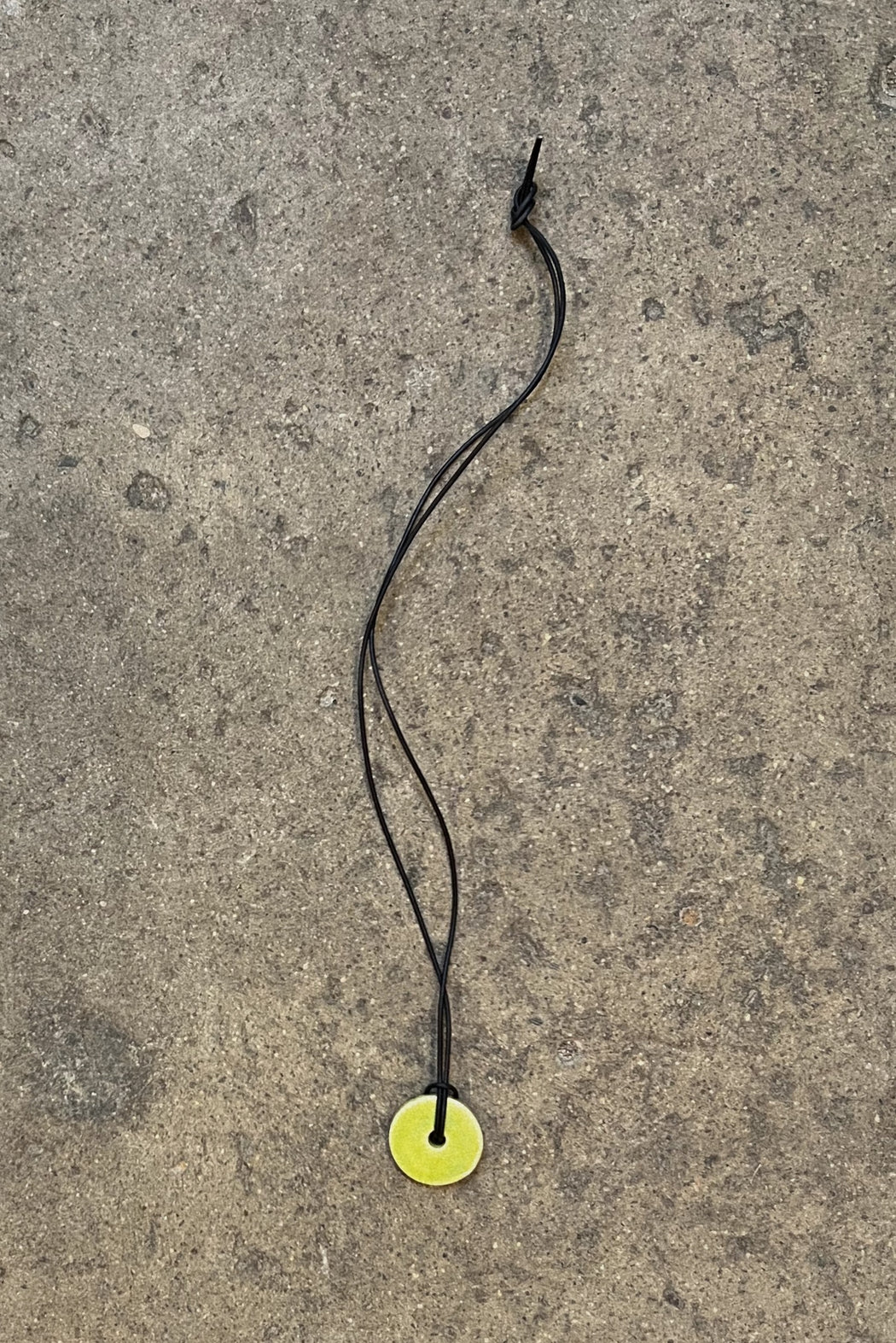 Disc Ceramic Necklace | Citrus