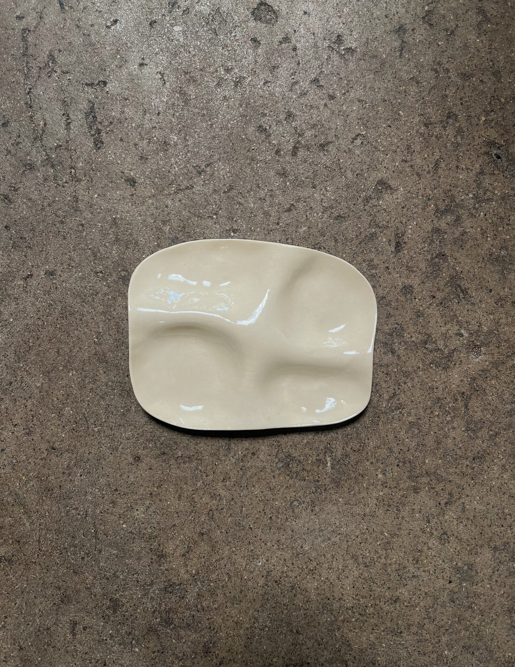 Ceramic Snack Plate | Natural