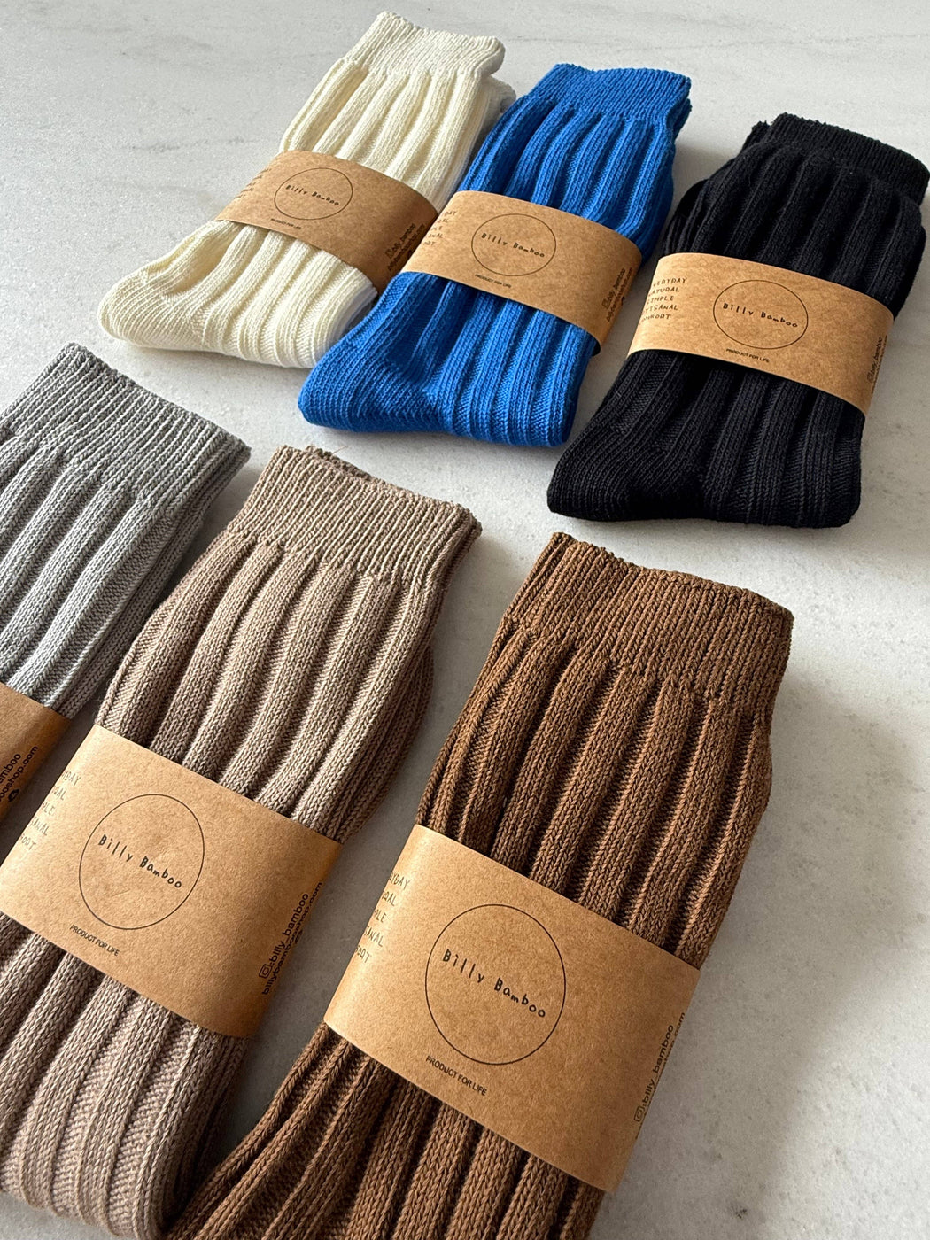 EVERYDAY COTTON RIBBED SOCKS | Mushroom