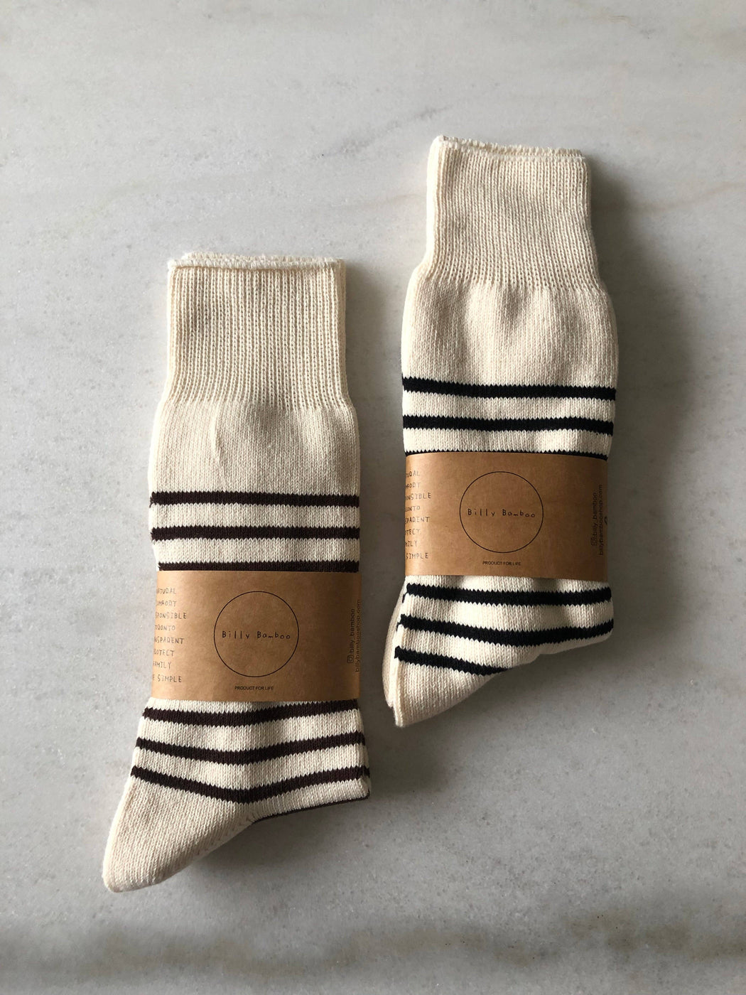 STRIPE HIGH SOCKS | Black Stripe