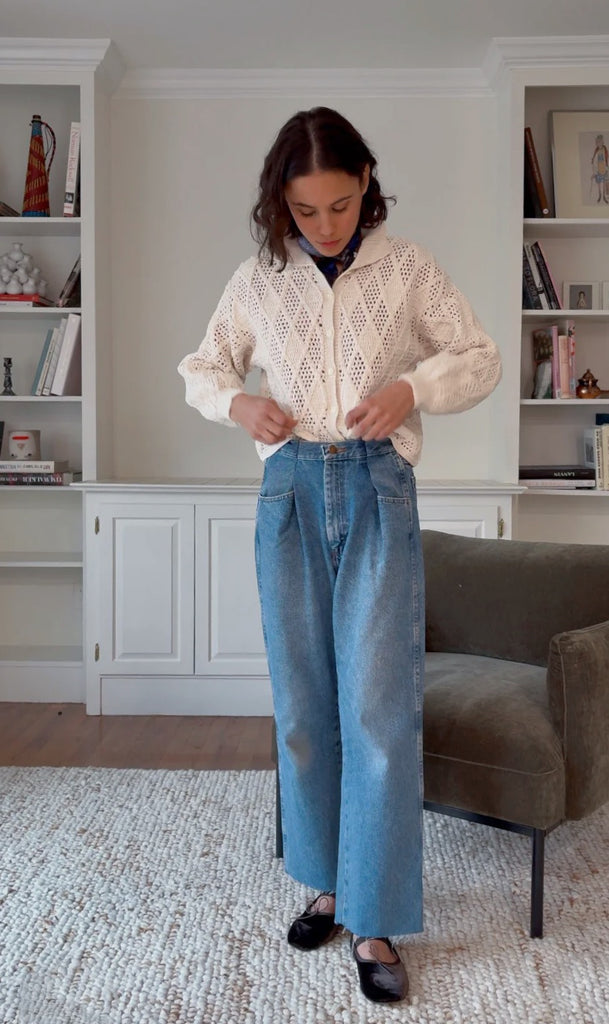 Proche | UPCYCLED FRONT PLEAT DENIM | Minneapolis | Hazel & Rose