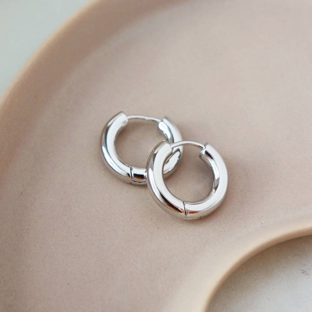 Everyday Hoops | Gold Fill or White Gold Fill