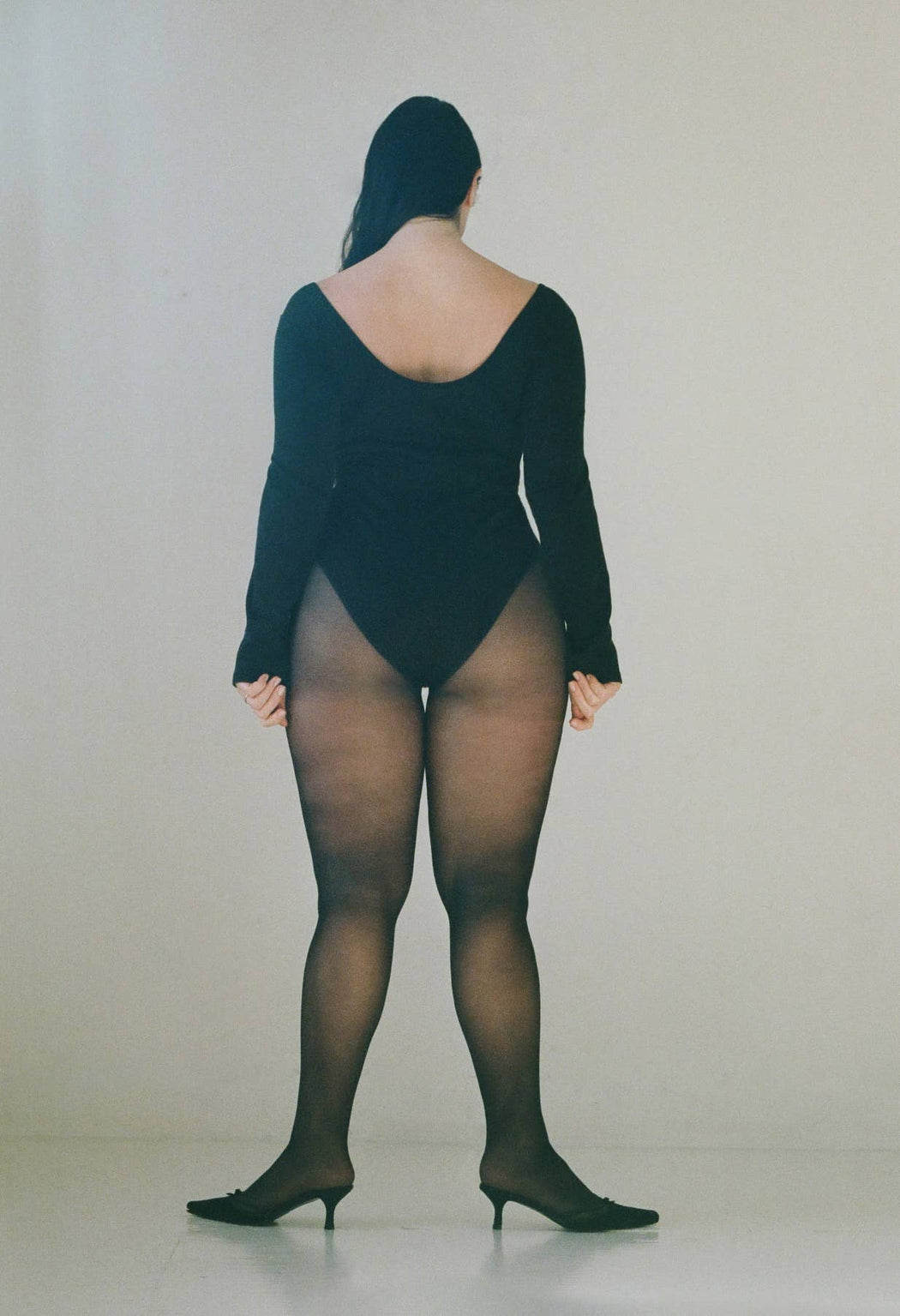 REVERSIBLE SCOOP NECK BODYSUIT | MIDNIGHT