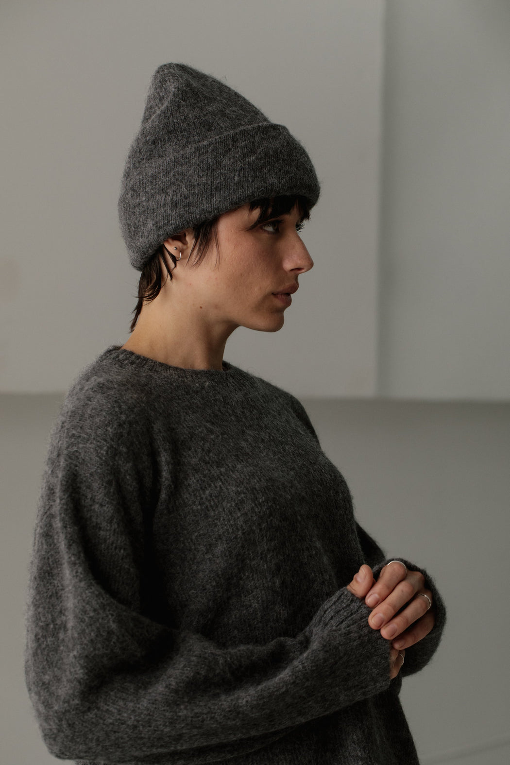 Bare Knitwear | Alpaca Andes Beanie | Ash | Hazel & Rose | Minneapolis