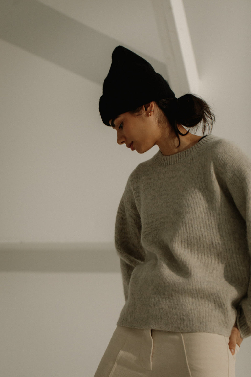 Bare Knitwear | Alpaca Andes Beanie | Black | Hazel & Rose | Minneapolis