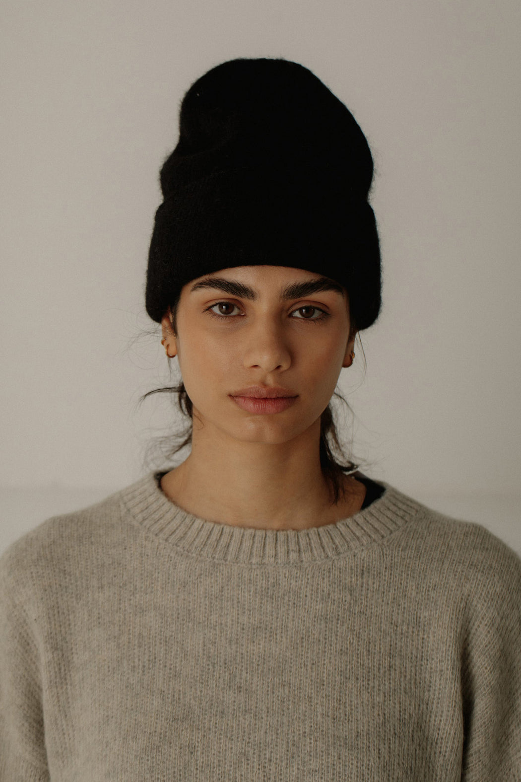 Bare Knitwear | Alpaca Andes Beanie | Black | Hazel & Rose | Minneapolis