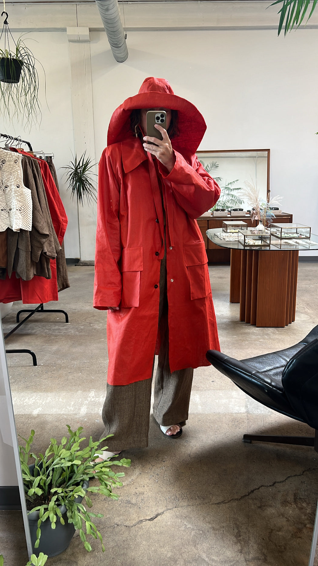 Short Raincoat | Cayenne