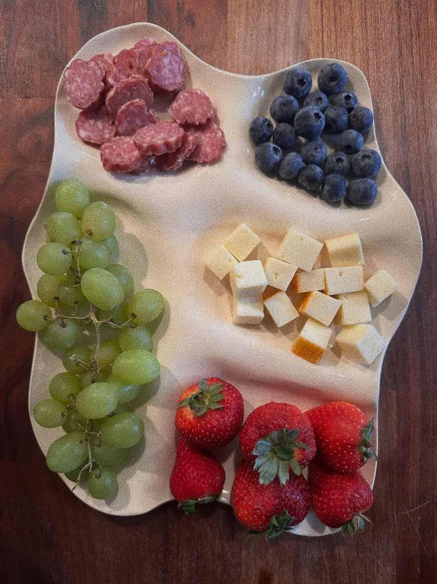 Large Girl Dinner Ceramic Cheese & Charcuterie Platter