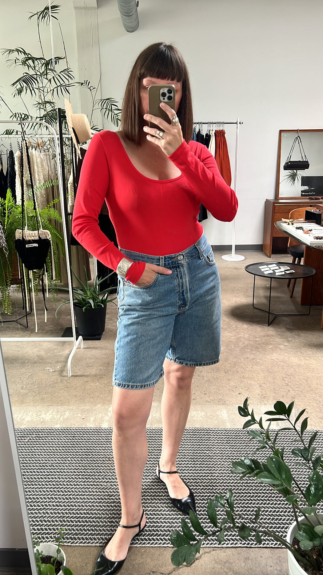 REVERSIBLE SCOOP NECK BODYSUIT | RUBY