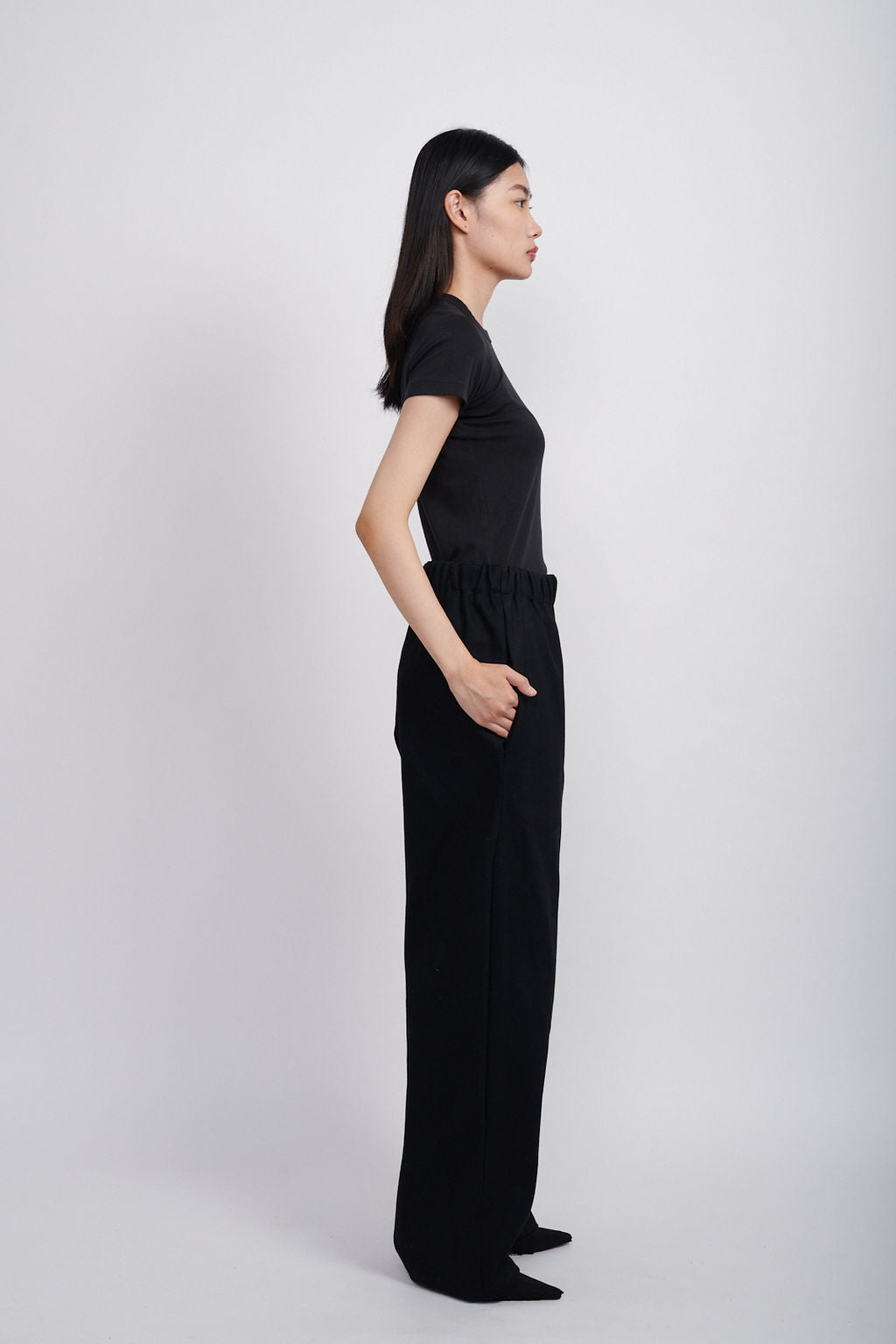 Baggy Denim Pant | Black