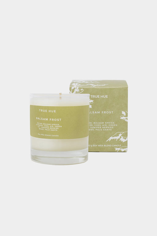 True Hue | Balsam Frost Candle | Hazel & Rose | Minneapolis