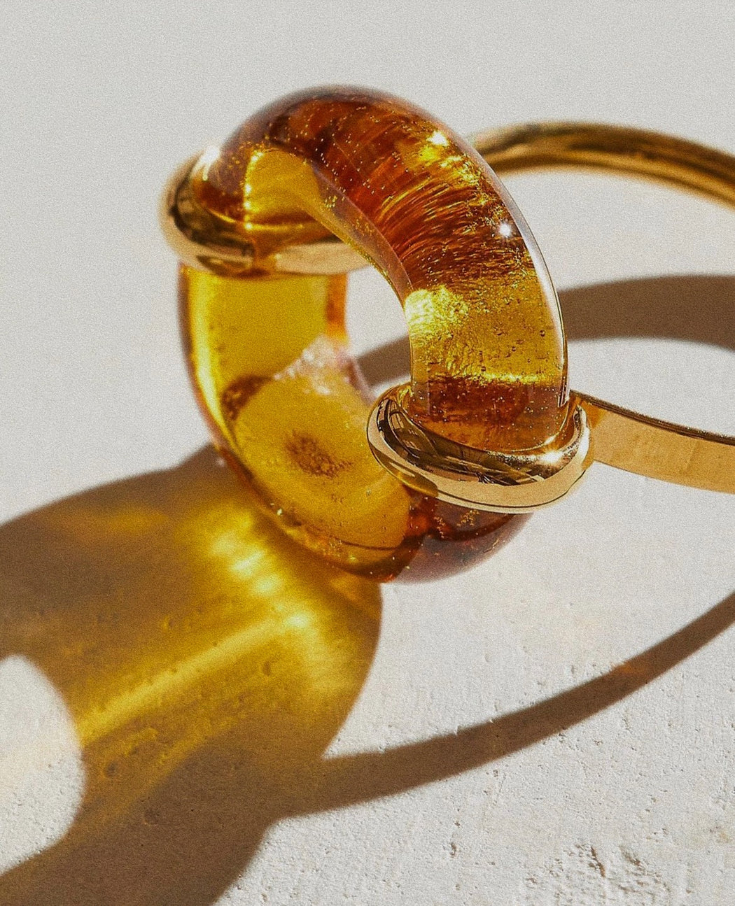 CLED | In The Loop Ring | Brown Amber | Hazel & Rose | Minneapolis