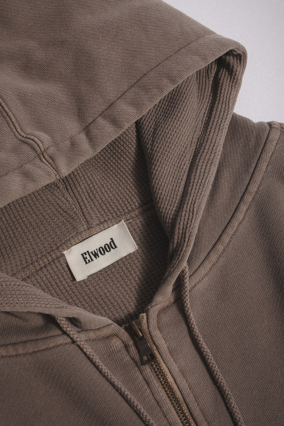 Core Zip Hoodie | Vintage Brown