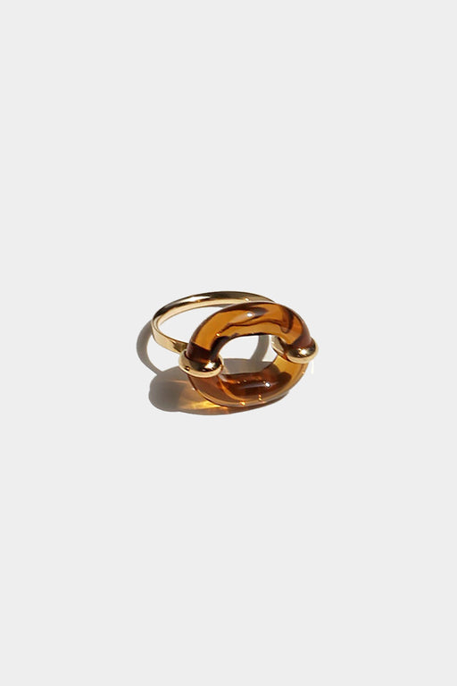 CLED | In The Loop Ring | Brown Amber | Hazel & Rose | Minneapolis