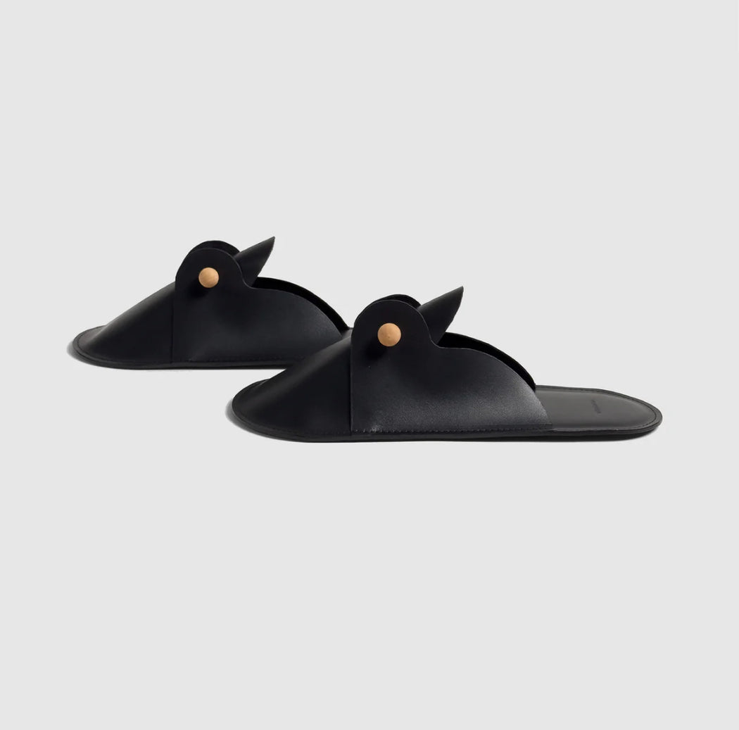 Dotlinesurace | Room Shoe Birdy | Black | Hazel & Rose | Minneapolis