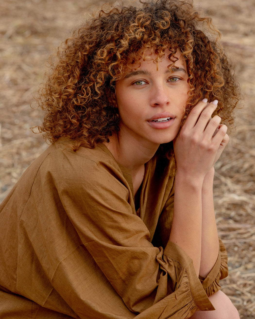 World Of Crow | Oversized Shirt | Dusty Brown | Plus Size | Hazel & Rose | Minneapolis