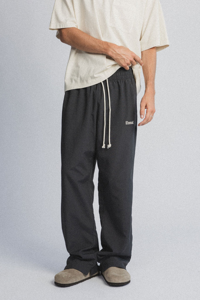 【U LAN】Nickel Pigment Cut Nylon Pants Nylon Twill Garment Dyed Pants – La Garçonne