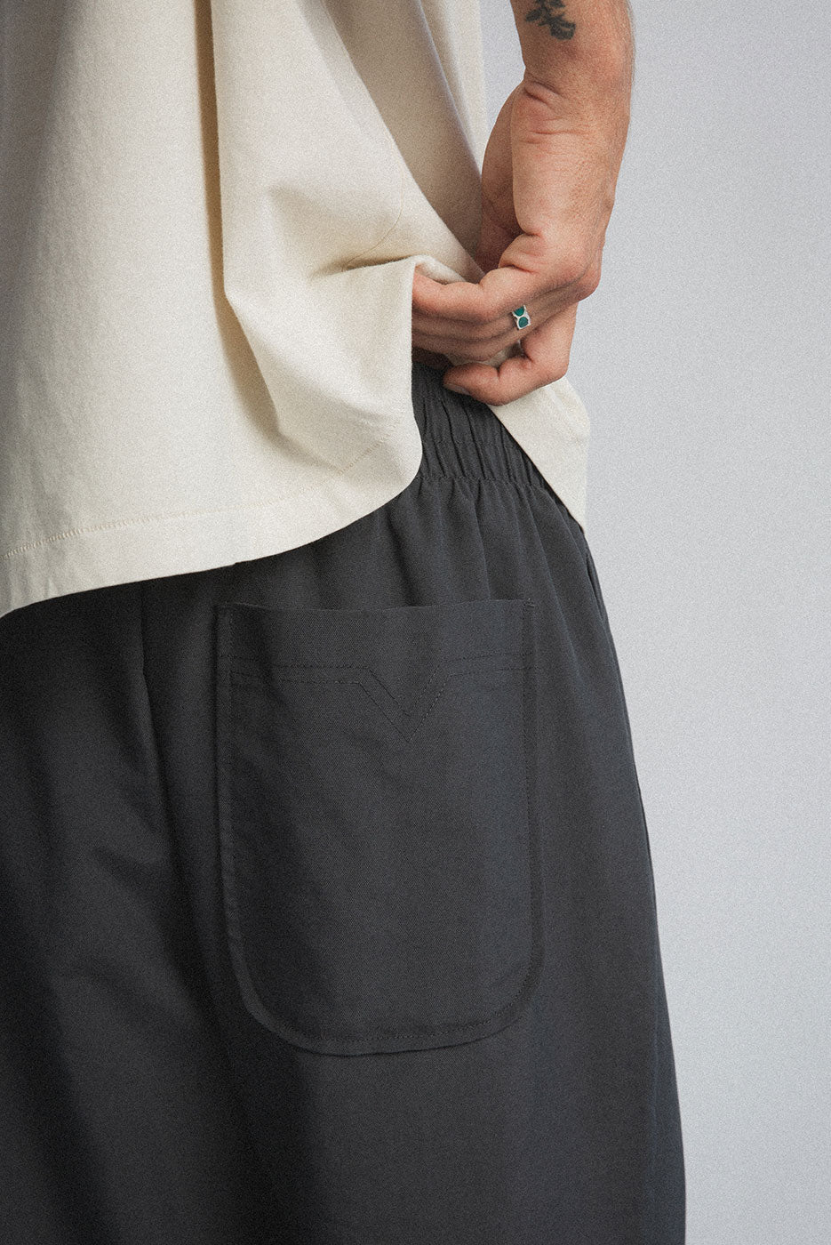 DUME NYLON PANT | COAL