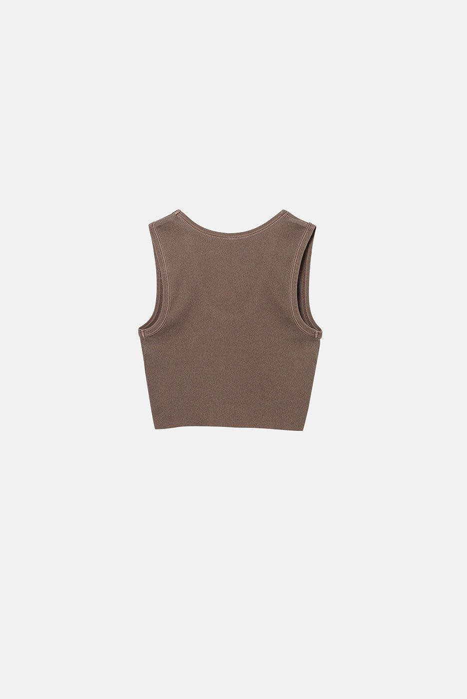 Elwood | Malibu Crop Tank | Aged Brown Rib | Hazel & Rose | Minneapolis