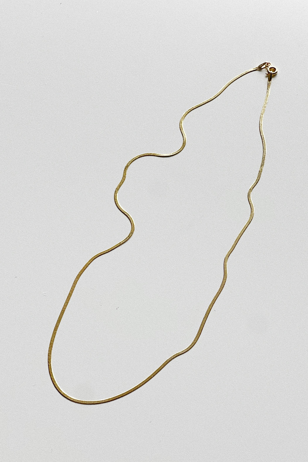14kt Gold Herringbone Chain | 1.5mm