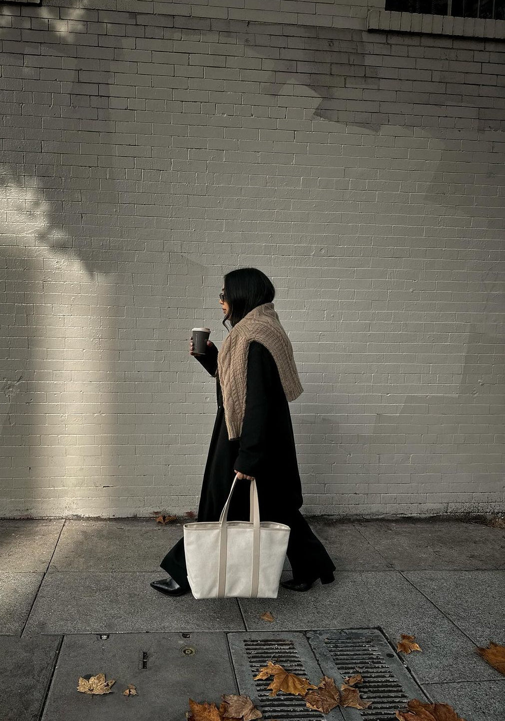 STRUCTURED TOTE BAG | CREAM