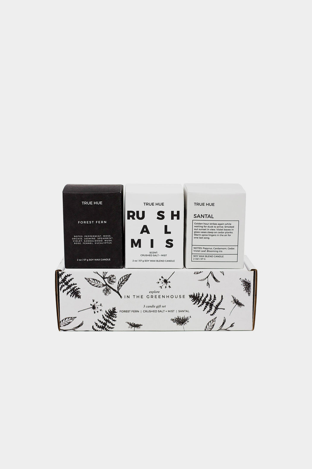 True Hue | In The Greenhouse Mini Candle Gift Set | Hazel & Rose | Minneapolis