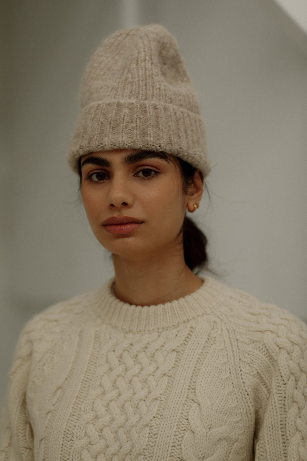 Bare Knitwear | Harbour Beanie | Wheat | Hazel & Rose | Minneapolis