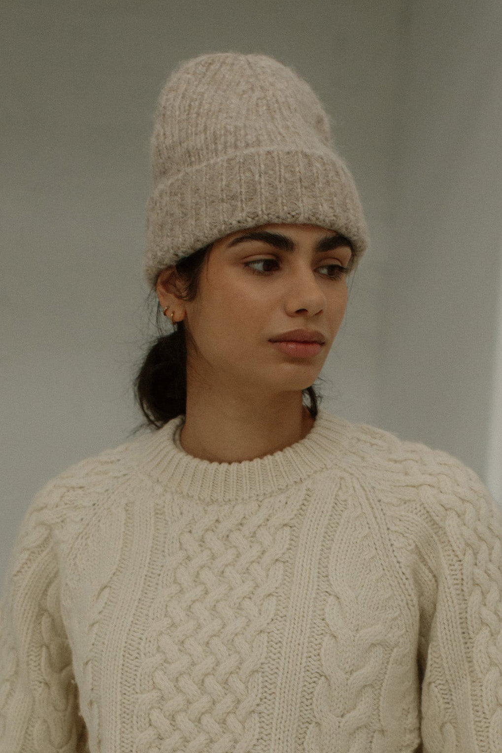 Bare Knitwear | Harbour Beanie | Wheat | Hazel & Rose | Minneapolis