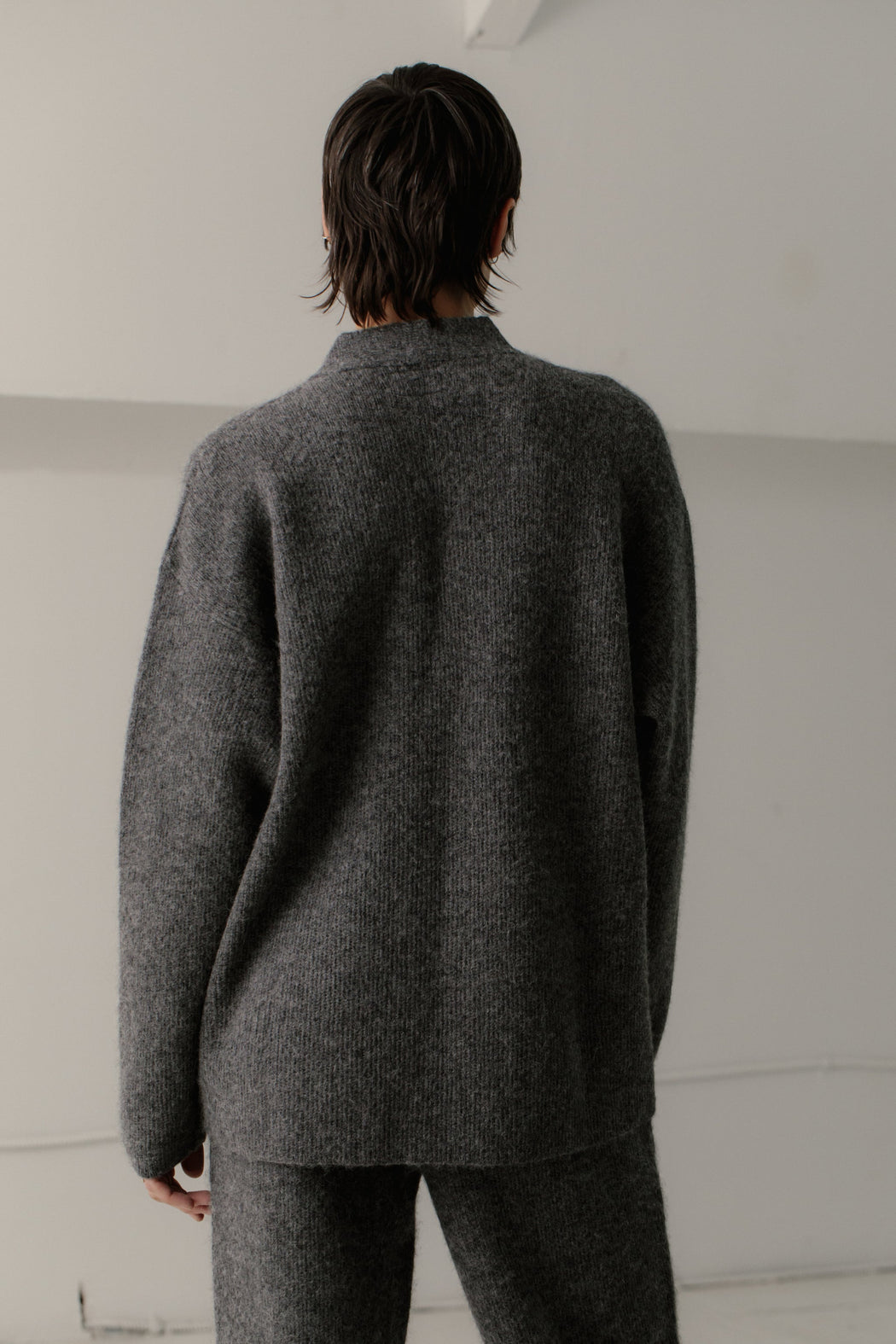Bare Knitwear | Alpaca Harvest Cardigan | Ash | Hazel & Rose | Minneapolis