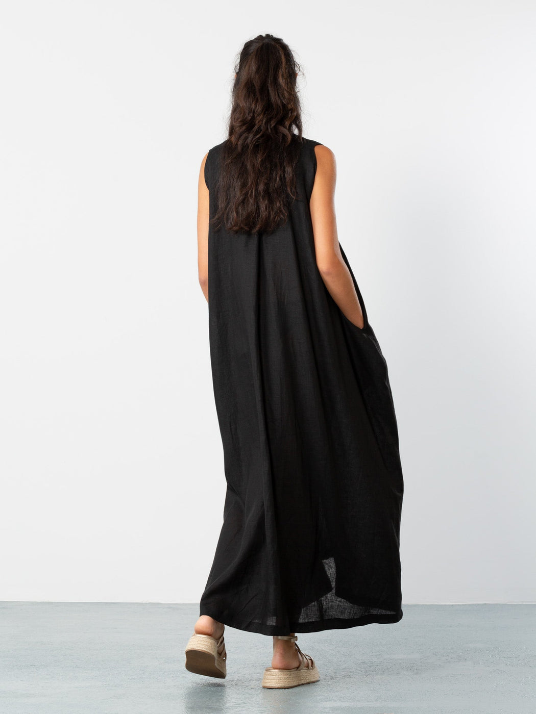 Limo | V-Neck Dress | Black | Hazel & Rose | Minneapolis