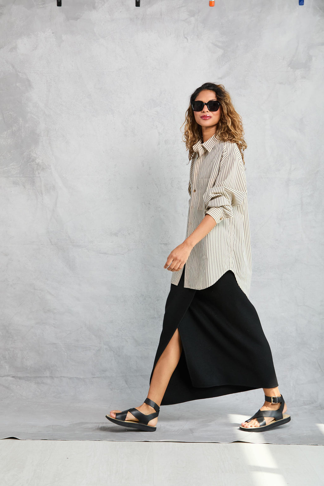 Repeat Shirt | Khaki Stripe