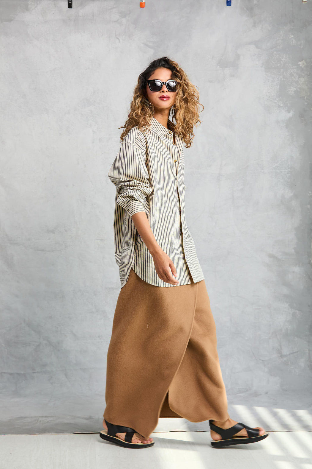 Repeat Shirt | Khaki Stripe