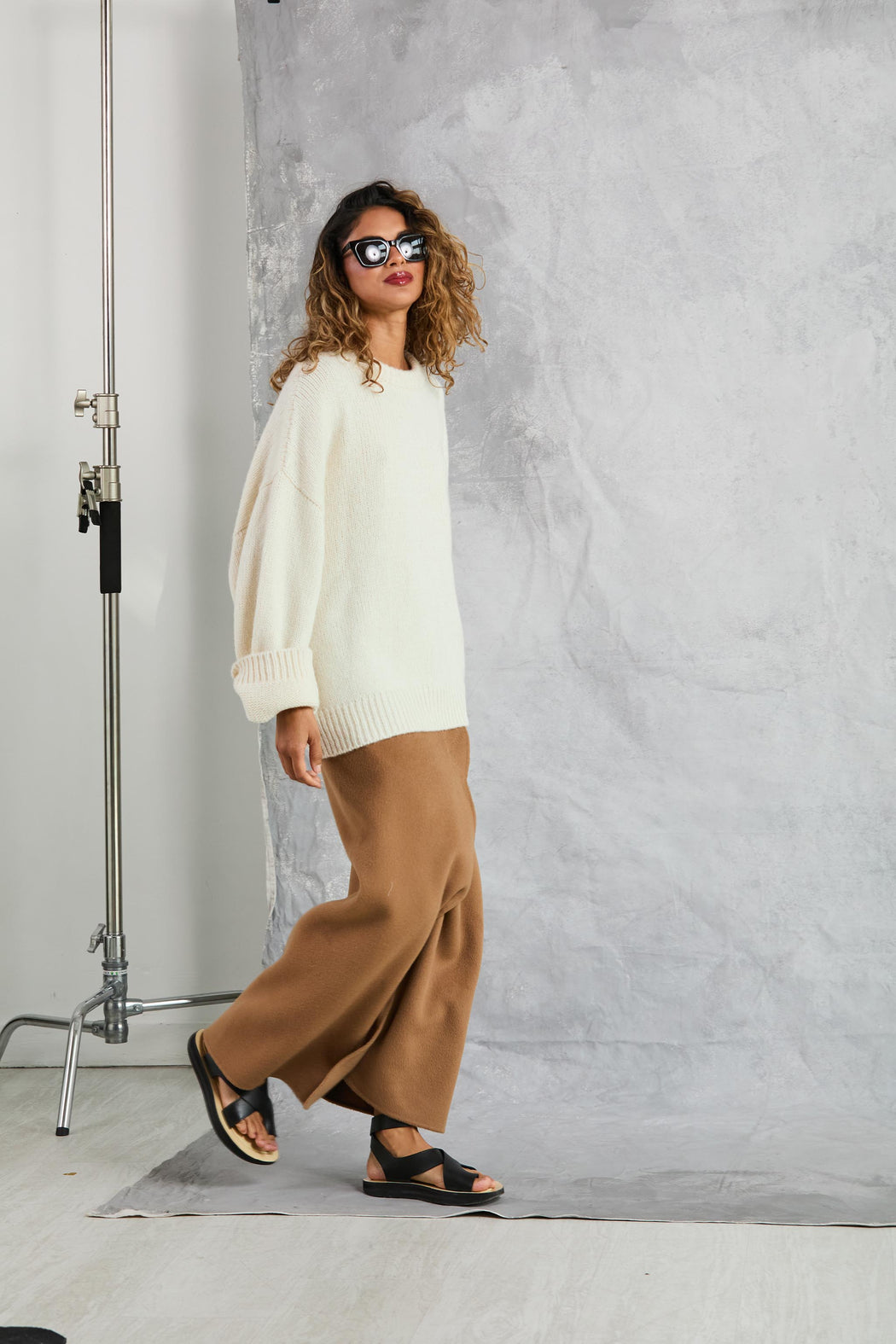 Boyfriend Sweater | Cream