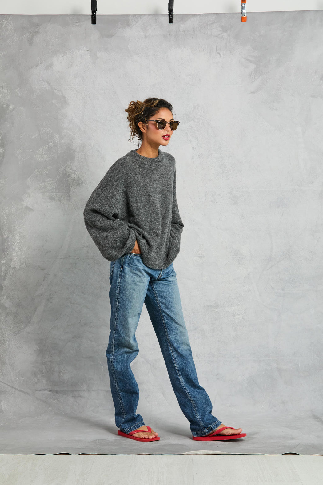Cropped Jumper | Charcoal