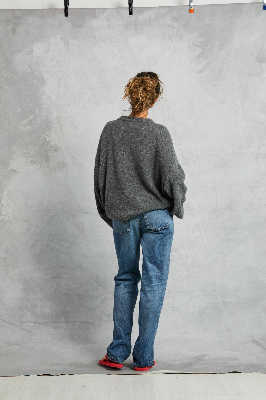 Cropped Jumper | Charcoal