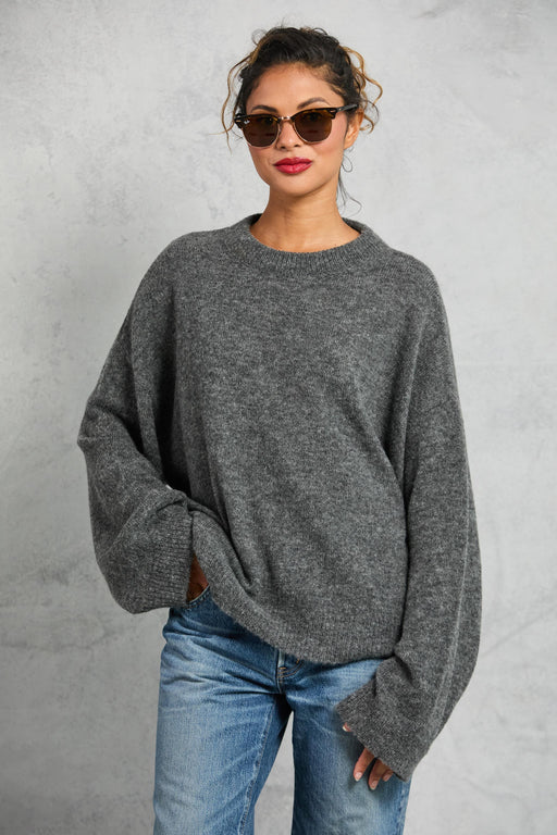 Cropped Jumper | Charcoal