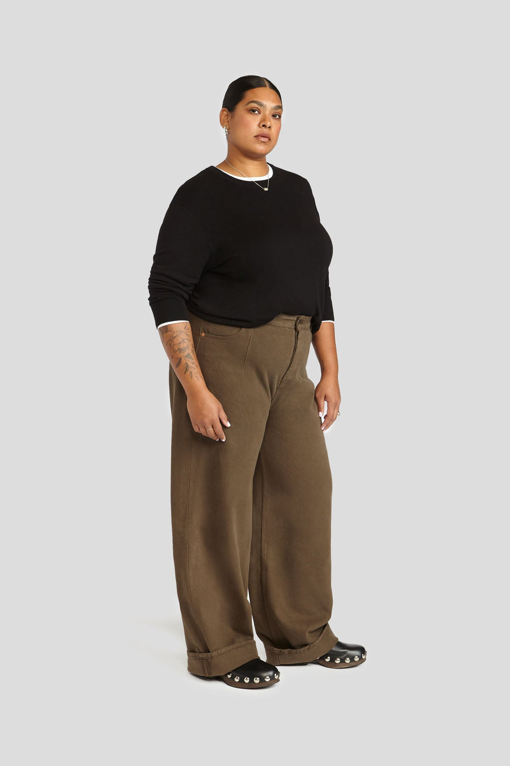 Decade | Noel Trouser | Espresso | Plus Size | Hazel & Rose | Minneapolis